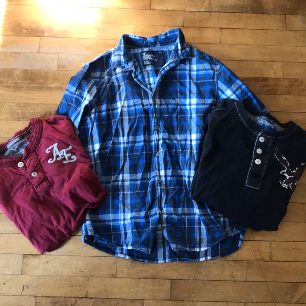 American Eagle Men’s Shirt Trio